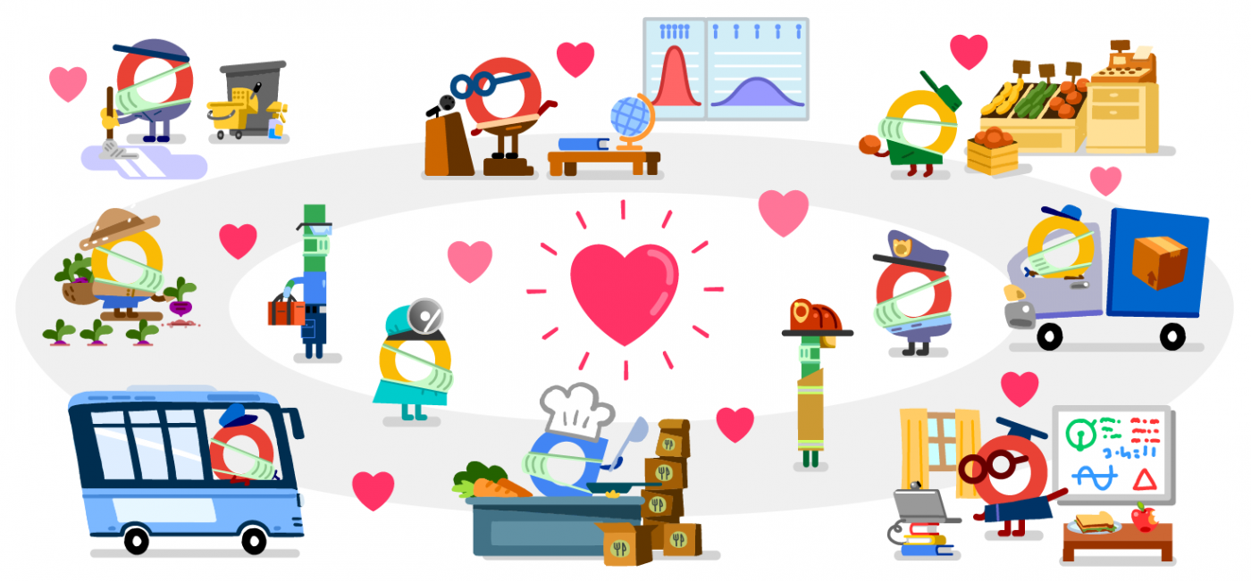 Google Doodle Covid-19